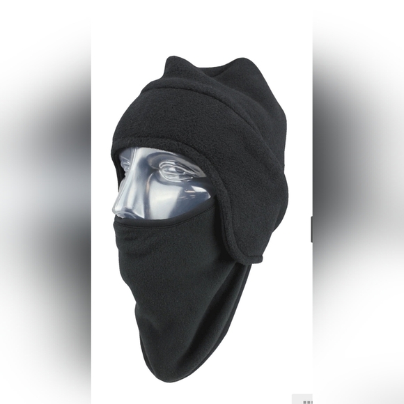 Seirus Unisex Quick Draw Original 3-N-1 Black Pull Down Face Mask System - Picture 4 of 12